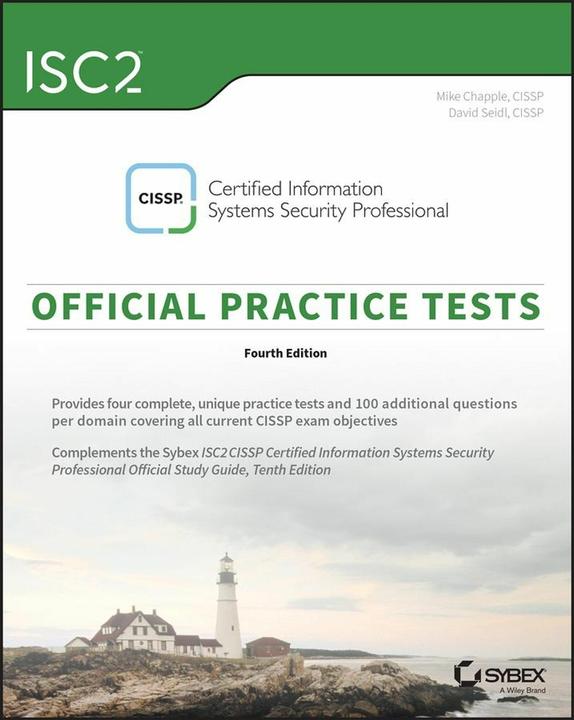 Image du produit Isc2 Cissp Certified Information Systems Security Professional Official Practice Tests (Anglais, David Seidl, Mike Chapple, 2024)