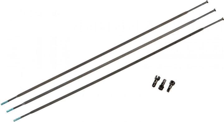 Sram Spokes Nipples 3-pack 276mm Straight-Pull External Black