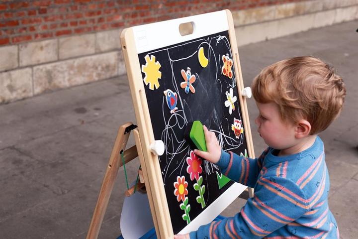 Produktbild Scratch Standtafel & Whiteboard mit Papierrolle