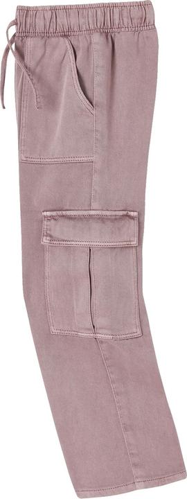 Actual product image Vertbaudet Girls' cargo trousers with elasticated waistband (134)