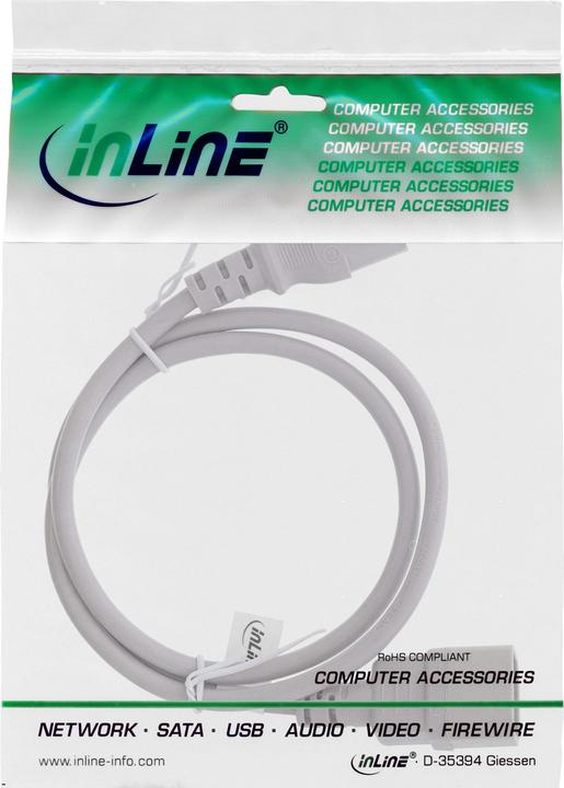 Produktbild InLine Kaltgeräteverlängerung (1 m)
