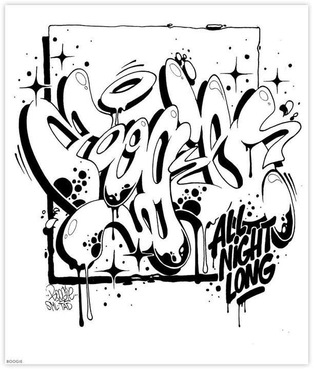 Actual product image Graffiti Style Coloring Book (English, Almqvist Bjorn, Lindblad Tobias Barenthin, 2017)