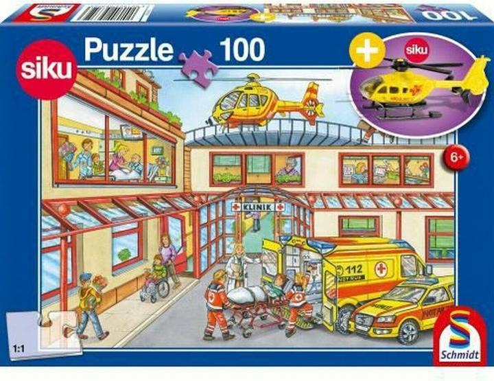 Actual product image Schmidt Spiele Rescue helicopter (100 pieces)