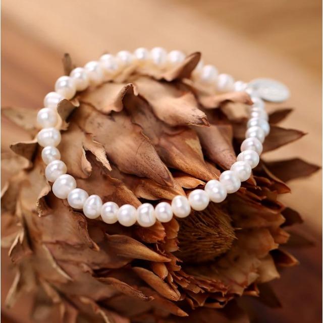Image du produit Andreani Armband aus echten Süsswasserperlen von