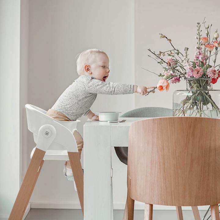 Actual product image BabyGo High chair Levels white wood optic (Highchair)