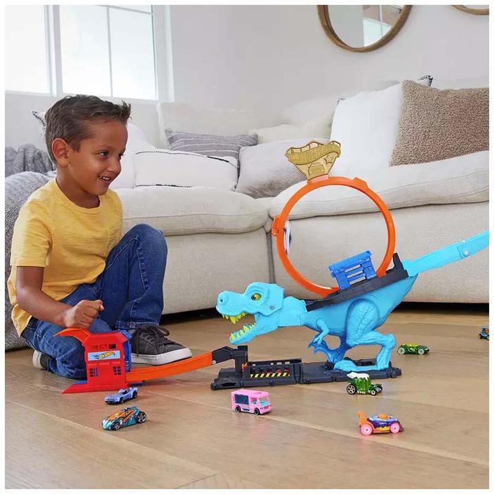 Actual product image Hot Wheels HW City T-Rex Chomp Down TVD