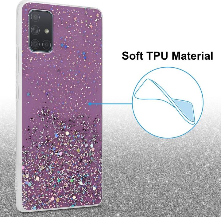 Produktbild Cadorabo TPU Cover funkelnder Glitter (Samsung Galaxy A71 5G)