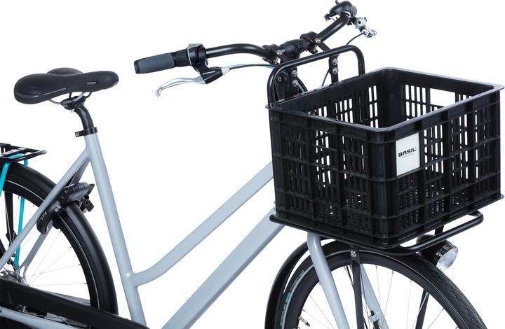 Immagine prodotto Basil Box bici M, 29,5L, plastica riciclata, nero (29.50 l)