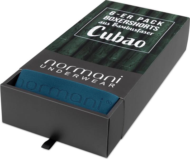Immagine prodotto Normani 6 Boxer da uomo in viscosa di bambù Cubao - 8863 (4XL, confezione da 6)