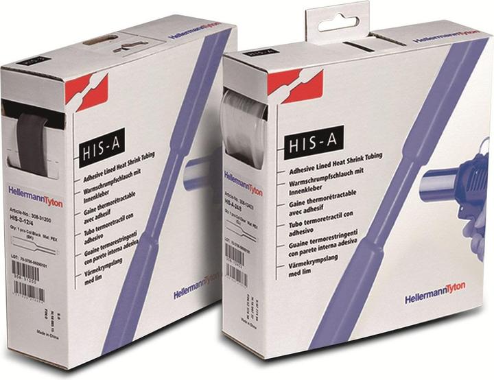 HellermannTyton Tubo termorestringente con adesivo Tr (1 x)