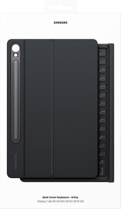 Actual product image Samsung Galaxy Book Cover Keyboard mit AI (CH, Galaxy Tab S9, Galaxy Tab S9 FE, Samsung Galaxy Tab S10 FE)