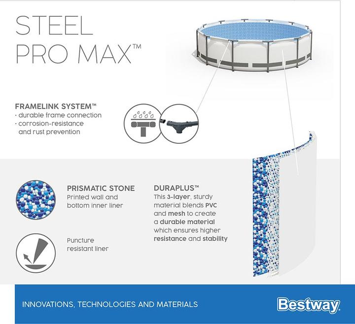 Produktbild Bestway Steel Pro Max (ø 305 x 75 cm)
