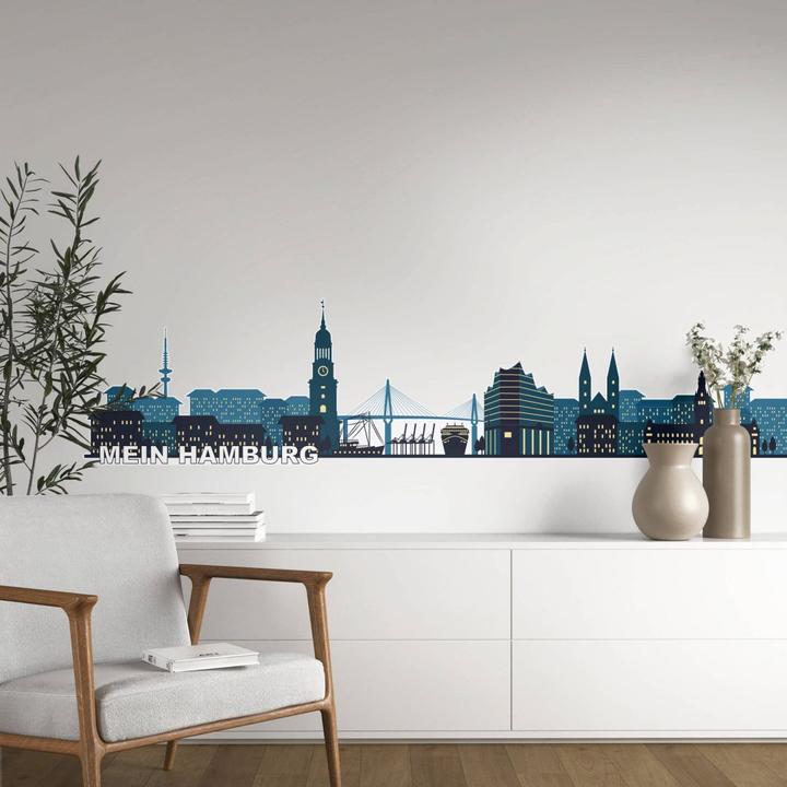 Immagine prodotto Trenddeko Skyline My Hamburg 02 (220 x 52 cm)