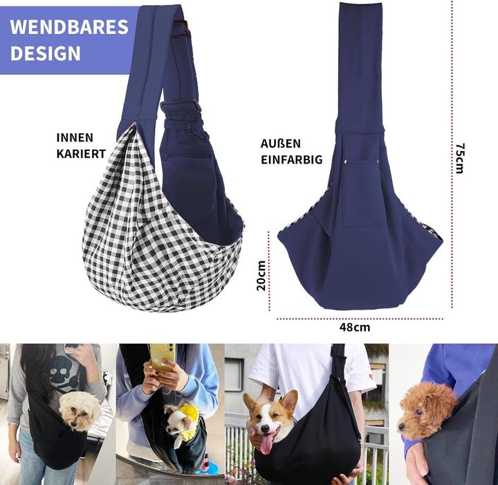 Image du produit OMH Sac de transport pour chien (Chien, Pliable, Fermeture de sécurité)