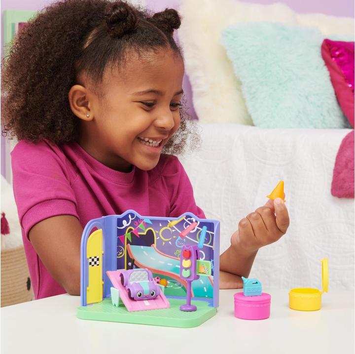 Actual product image Spin Master Gabby's Dollhouse Carlita Purr-ific Play Room