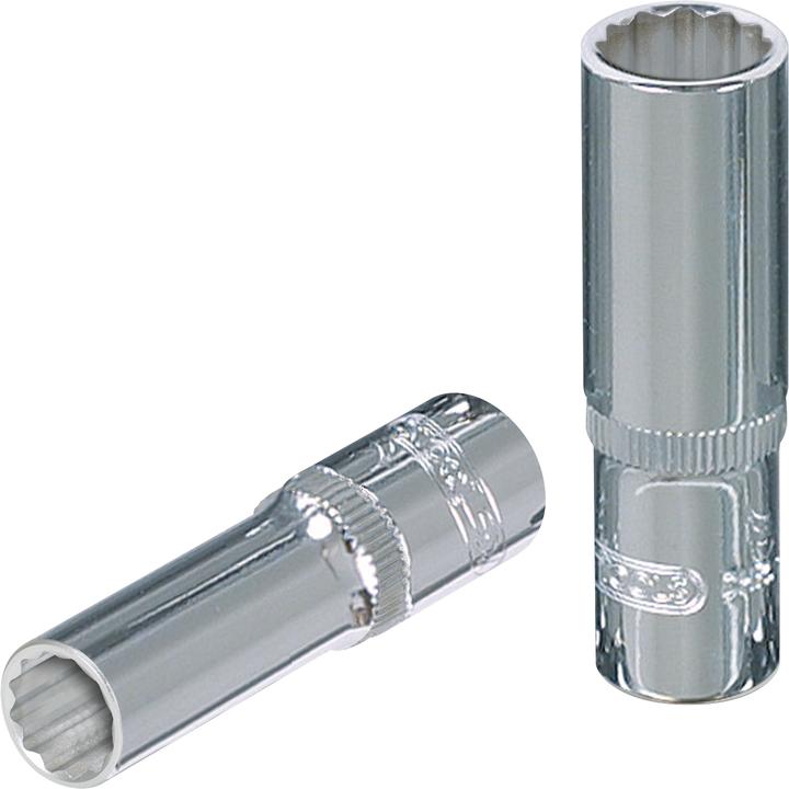 Produktbild KS Tools 3/8" CHROMEplus 12-Kant-Stecknuss lang (15 mm)
