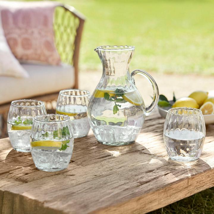 Produktbild Loberon Glas 4er Set Bourgavin klar (0.40 l, 4 x)