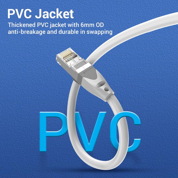 Produktbild Vention Patch Cable SSTP Cat6A yellow IBHYK (CAT6a, 8 m)