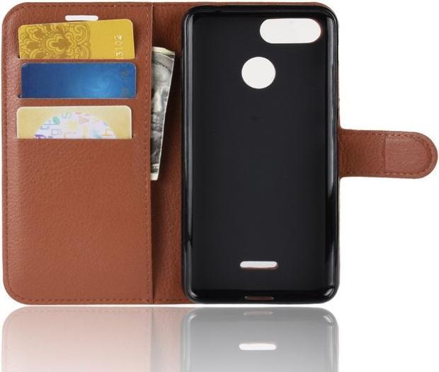 Produktbild MU Classic Litchi Leder Bookcover Series (Xiaomi Redmi 6)