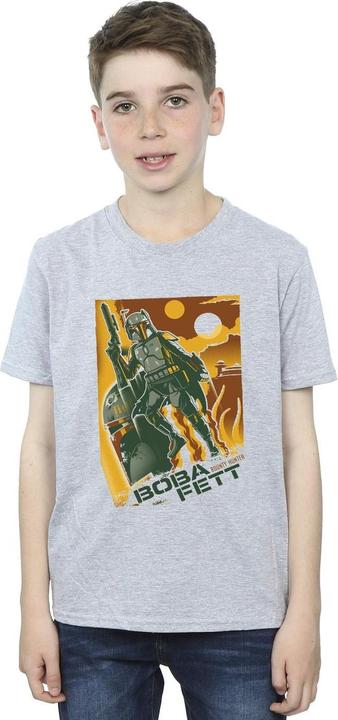 Actual product image Star Wars Boys Boba Fett Collage T-Shirt (140, 146)