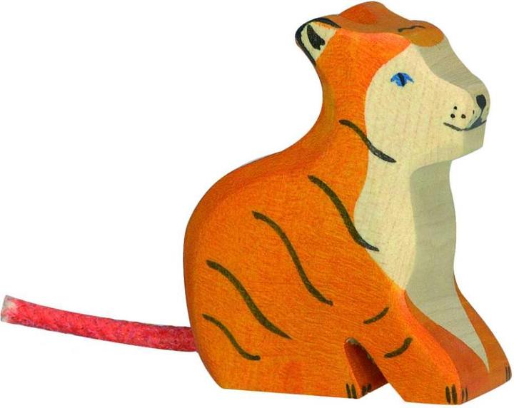 Actual product image Holztiger Tiger, small, sitting