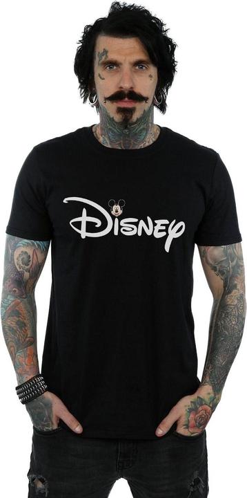 Actual product image Disney Mens Mickey Mouse Logo Head T-Shirt (XXL)