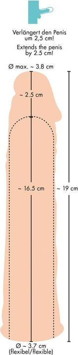 Actual product image You2Toys Silicone Extension