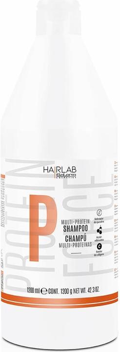 Produktbild Salerm Shampoo Hairlab Multi Protein 1,2 L (1200 ml, Flüssiges Shampoo)