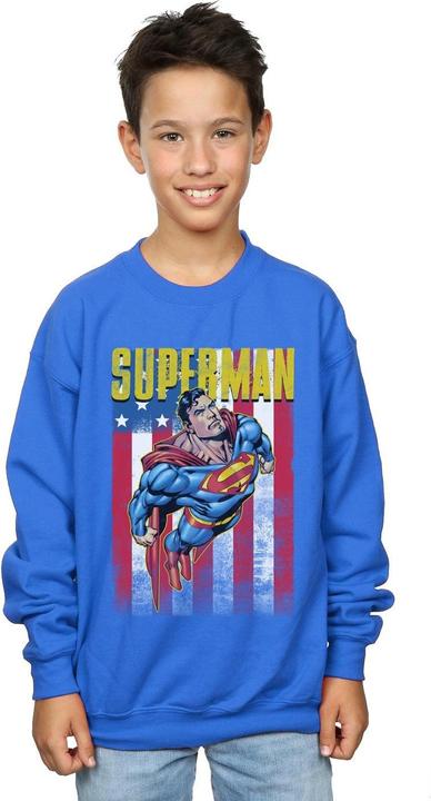 Actual product image Boys Superman Flight Sweatshirt (152, 158)