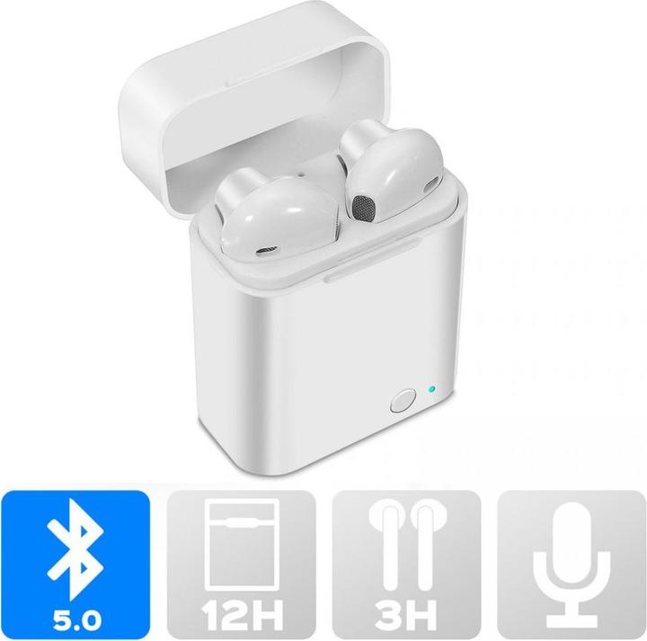 Produktbild Akashi Ecouteurs True Wireless Blancs (30 h, Kabellos)