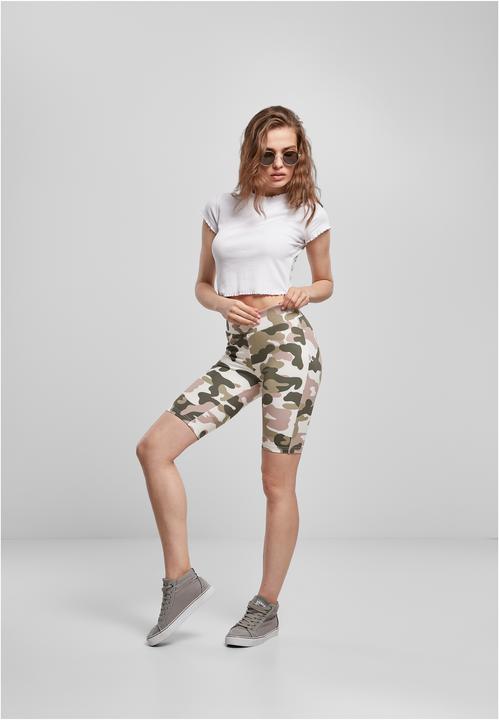 Immagine prodotto Urban Classics Pantaloncini da ciclismo Ladies High Waist Camo Tech (XXL)