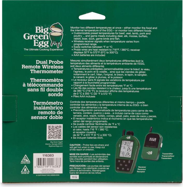 Immagine prodotto Big Green Egg Termometro radio