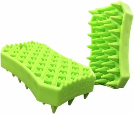 Image du produit Moser 2999-7035 Brosse en caoutchouc pour animaux Sheddy (Chien, Chat)