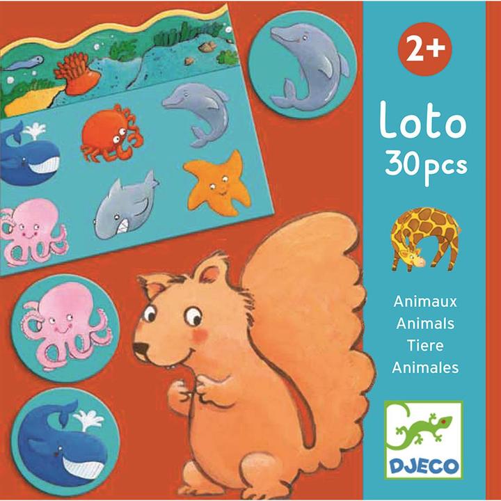 Immagine prodotto Djeco Gioco educativo sugli animali (Tedesco, Inglese, Francese)