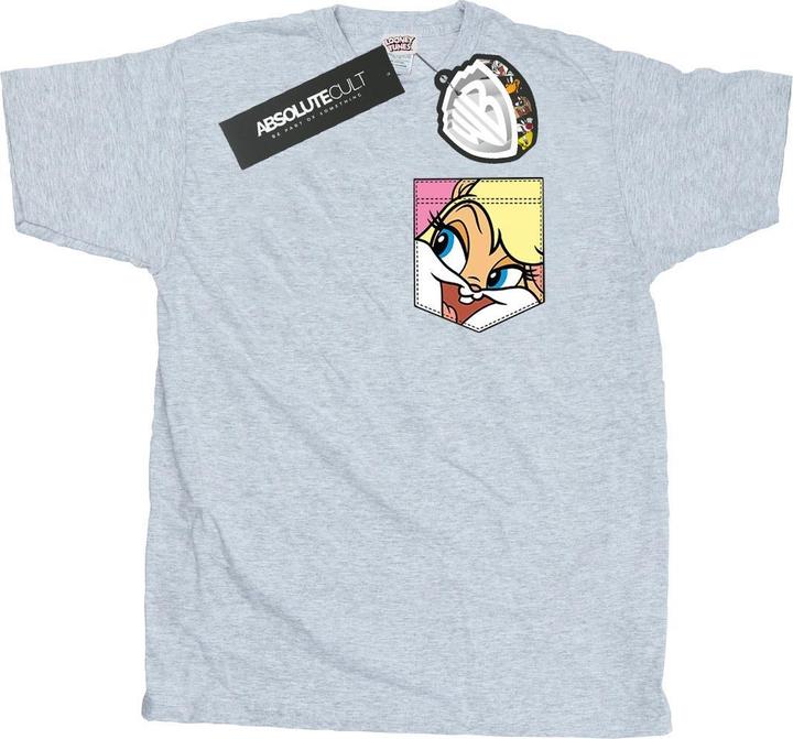 Image du produit Looney Tunes - T-shirt LOLA BUNNY FACE FAUX POCKET - Homme (L)