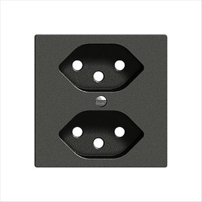 Immagine prodotto Feller Coperchio set presa 2xT13 nero