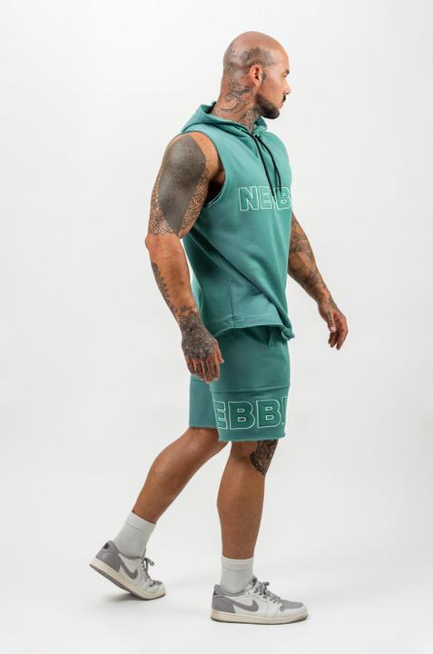 Immagine prodotto Nebbia Sleeveless Hoodie Sweatshirt Iron Beast 710 - green (XXL)