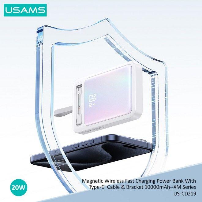 Produktbild Usams MagSafe Powerbank Fast Charging (10000 mAh, 20 W, 37 Wh)