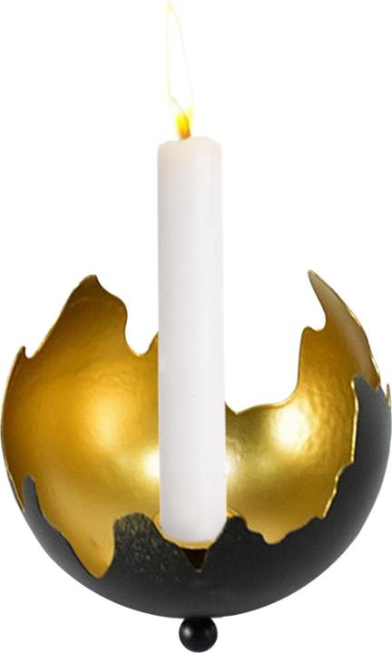 Actual product image HTI-Living Candlestick black/gold Verena (Ø 12 x 11 cm)