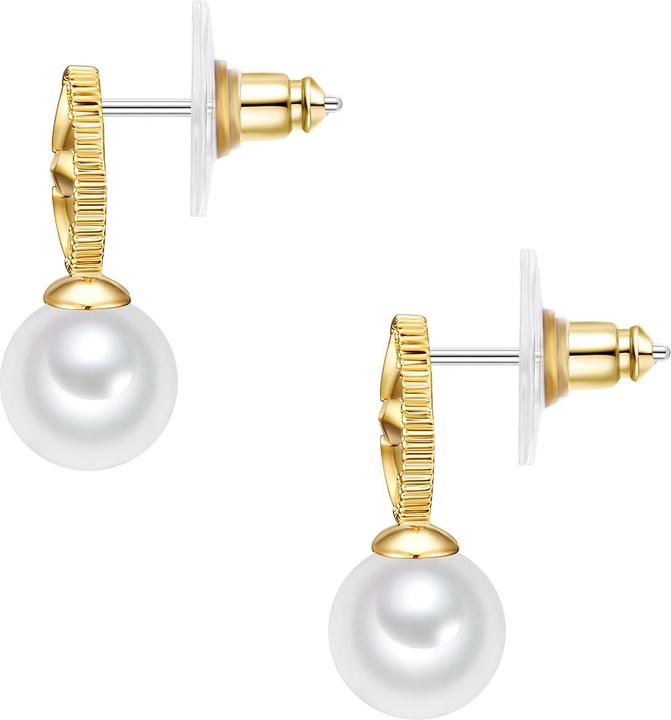 Produktbild Lulu & Jane Damen Stern Metall-Legierung Glas Perle (synth.) gelbgold - 29391 (Metall-Legierung)