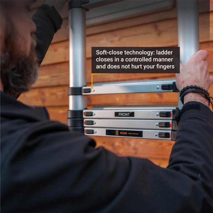Actual product image Batavia Professional Telescopic Ladder 3.81m (Telescopic ladder, 381 cm)