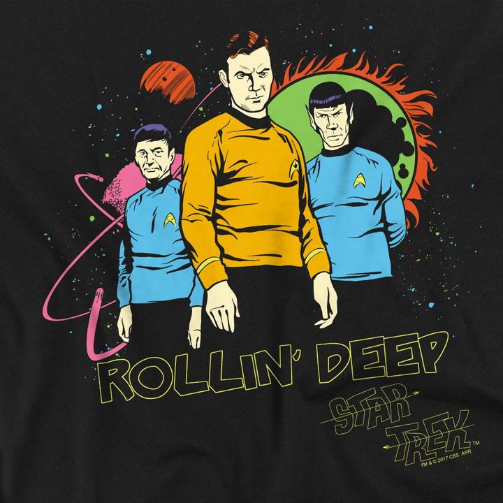 Actual product image Unisex Adult Rollin Deep T-Shirt (L)