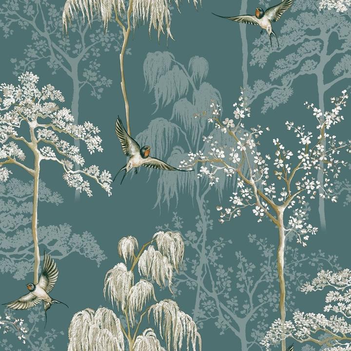 Produktbild World of Wallpaper Tapete Japanischer Garten