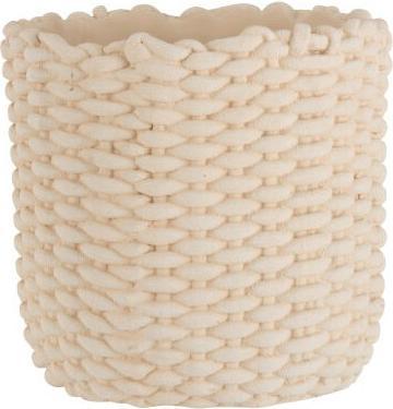 Image du produit J-Line Pot de fleurs Simeon 28.5 cm - Ecru (30.50 cm)