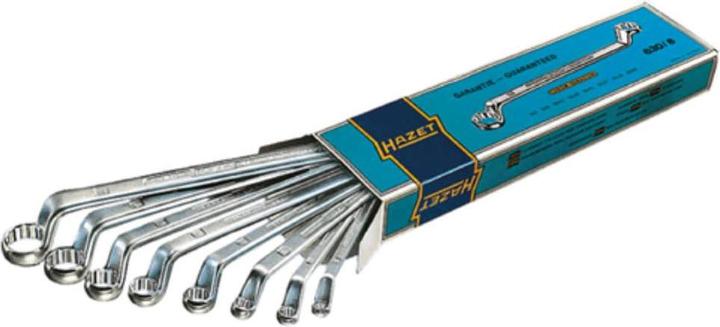 Produktbild HAZET Doppel-Ringschlüssel Satz 630/12 ∙ Aussen Doppel-Sechskant Profil ∙ 6 x 7 - 27 x 32 ∙ Anzahl W… (32 mm, 18 mm, 11 mm, 12 mm, 20 mm, 19 mm, 27 mm, 15 mm, 13 mm, 25 mm, 6 mm, 21 mm, 7 mm, 14 mm, 29 mm, 8 mm, 10  mm, 30 mm, 23 mm, 26 mm, 22 mm, 17 mm, 28 mm, 9 mm, 16 mm, 24 mm, 31 mm)