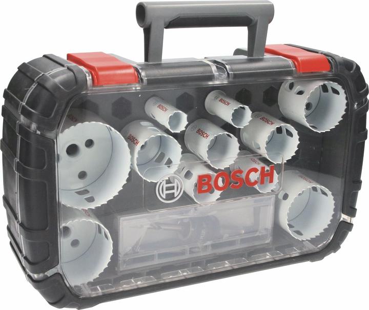Image du produit Bosch Professional Zubehör Jeu de scies cloche Universal Progressor bois + métal (20 mm, 22 mm, 25 mm, 32 mm, 35 mm, 40 mm, 44 mm, 76 mm, 60 mm, 51 mm, 64 mm)