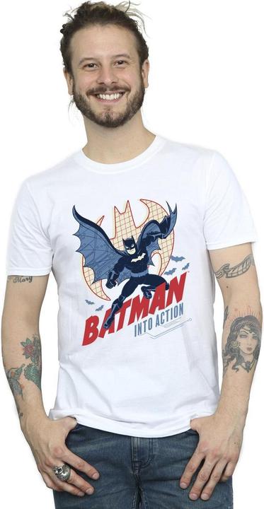 Image du produit - T-shirt BATMAN INTO ACTION - Homme (L)