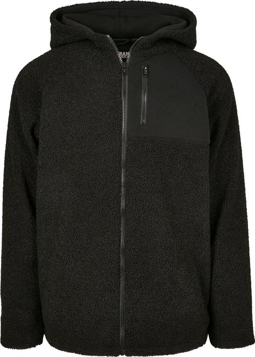 Urban Classics Hooded Sherpa Zip Jacket (S)