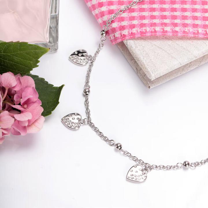 Actual product image Morellato Passioni Neck +White Crystal (Stainless steel, 38 - 45 cm)
