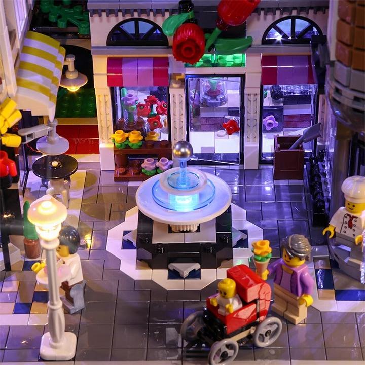 Actual product image BrickBling LED light set for LEGO - Creator Expert - City Life (10255) incl. remote control